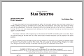 Blue Sesame - Guitar Chord Chart