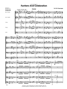 Fanfare and Celebration - Full Score 