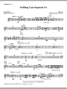 Nothing Can Separate Us - Trumpet 2 & 3 