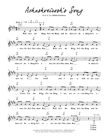 Achashveirosh's Song 