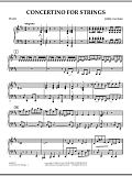 Concertino For Strings - Piano