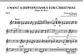 I Want A Hippopotamus For Christmas - Oboe