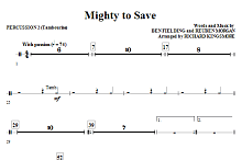 Mighty To Save - Percussion 2 