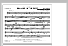 Rolling In The Deep - Eb Baritone Sax 