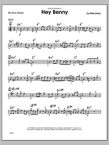 Hey Benny - Bb Solo Sheet 