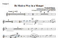 He Made A Way In A Manger - Bb Trumpet 1