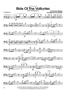 Ride Of The Valkyries From Die Walkure - 1st Baritone B.C. 