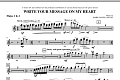 Write Your Message On My Heart - Flute 1 & 2