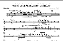 Write Your Message On My Heart - Flute 1 & 2 
