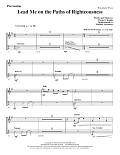 Lead Me on the Paths of Righteousness - Percussion 1 & 2