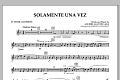 Solamente Una Vez - Bb Tenor Saxophone