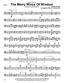 The Merry Wives Of Windsor (Themes From The Overture) - Cello 