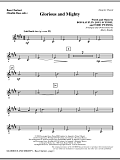 Glorious And Mighty - Bass Clarinet (sub. dbl bass)