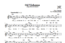 Od Yishama (May There Be Heard Again) 