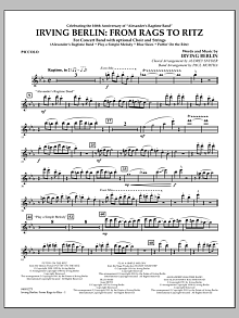 Irving Berlin: From Rags To Ritz - Piccolo 
