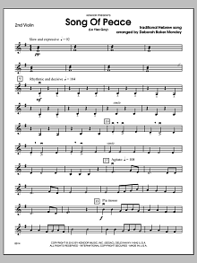 Song Of Peace (Lo Yisa Goy) - 2nd Violin 