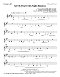 All My Heart This Night Rejoices (arr. John Leavitt) - Bb Clarinet 2