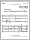 What God Has Planned - Percussion
