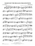 March Of The Belgian Parachutists - Bb Clarinet 1