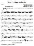 Good Christians All, Rejoice! - Violin 2