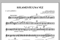 Solamente Una Vez - Eb Alto Saxophone 1