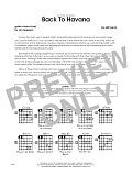 Back To Havana - Guitar Chord Chart