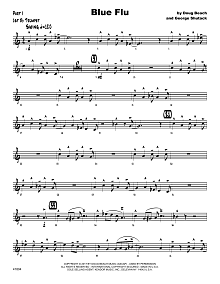 Blue Flu - 1st Bb Trumpet 
