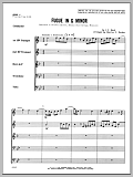 Fugue in G minor - Full Score
