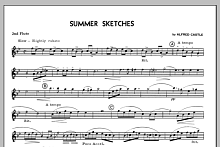 Summer Sketches - 2nd Flute 