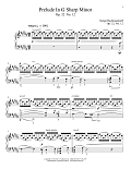 Prelude In G-Sharp Minor, Op. 32, No. 12