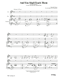 And You Shall Teach Them (opt. Oboe)
