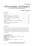 Christmas Collages - Piano (optional)