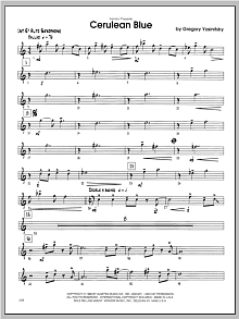 Cerulean Blue - Alto Sax 1 