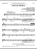 Christ, The Solid Rock - Bb Clarinet 1 & 2