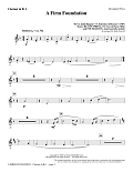 A Firm Foundation - Bb Clarinet 1