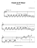 Etude In D Minor (Kite Dance)