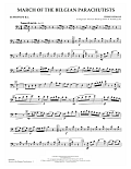 March Of The Belgian Parachutists - Euphonium BC