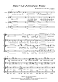 Make Your Own Kind of Music (arr. Val Regan)
