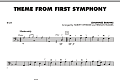 Theme from First Symphony - Bass
