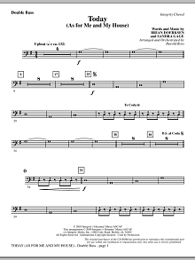 Today (As For Me And My House) - Double Bass 