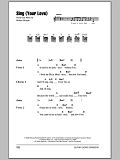 Sing (Your Love)