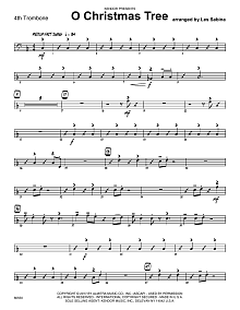 O Christmas Tree - 4th Trombone 