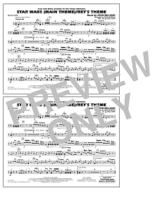 Star Wars (Main Theme)/Rey's Theme (from Star Wars: The Force Awakens) - Quad Toms 
