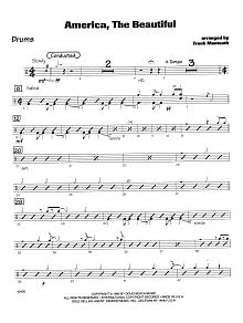 America, the Beautiful - Drum Set 
