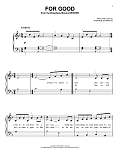 For Good (from Wicked)