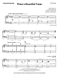 What a Beautiful Name (arr. Joseph M. Martin) - Keyboard String Reduction