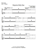 Majestic Holy One - Percussion