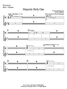 Majestic Holy One - Percussion 