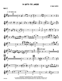 Ya Gotta Try...Harder - 2nd Eb Alto Saxophone 