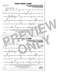 That's What I Like - Aux Percussion